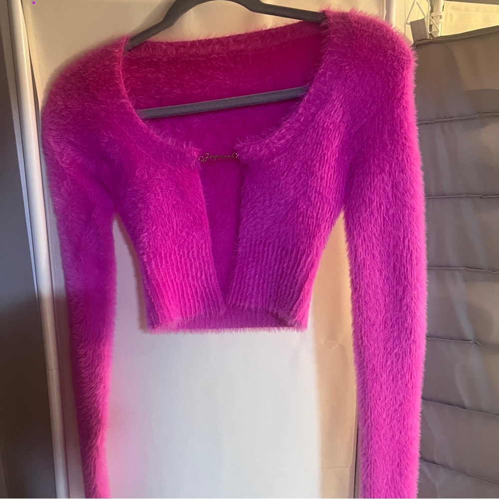 Jacquemus pink cardigan